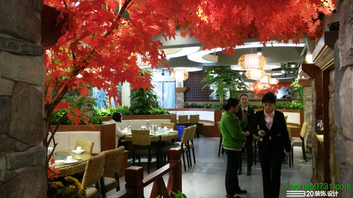 饭馆装修设计，饭店装修设计，餐厅装修设计效果图