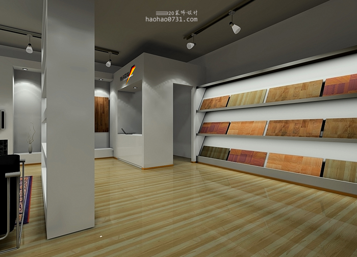 木地板展厅设计，地板展厅装修效果图