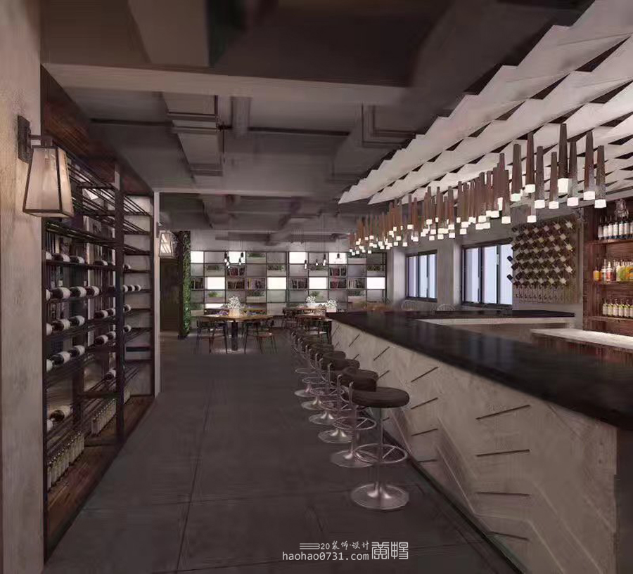 长沙工业风餐馆设计