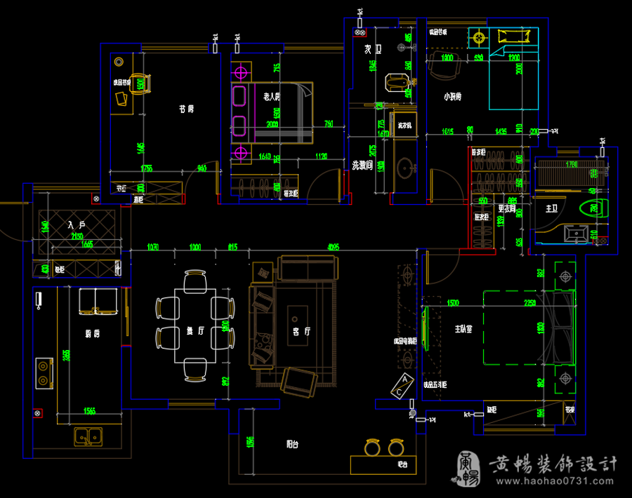 橡树湾4房户型图